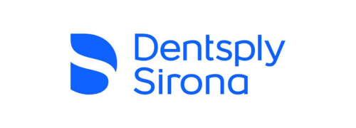 Dentsply Sirona logo — endodontic and restorative systems used at Dental Quest, Dwarka