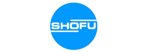 Shofu logo — restorative and finishing materials used at Dental Quest, Dwarka