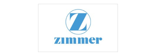 Zimmer Biomet logo — dental implant systems used at Dental Quest, Dwarka